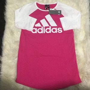 New ADIDAS Quarter Sleeve Top Size Medium